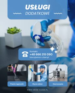 Read more about the article Usługi dodatkowe – tapicerka, okna, ozonowanie, hale i parkingi