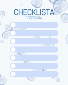 Read more about the article Checklista porządków