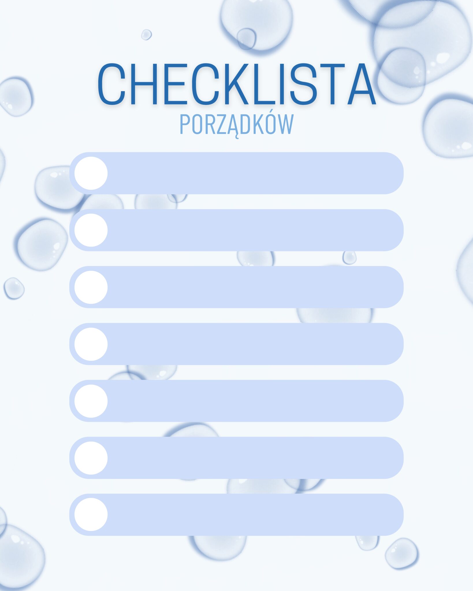 Read more about the article Checklista porządków