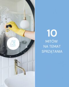 Read more about the article 10 mitów na temat sprzątania