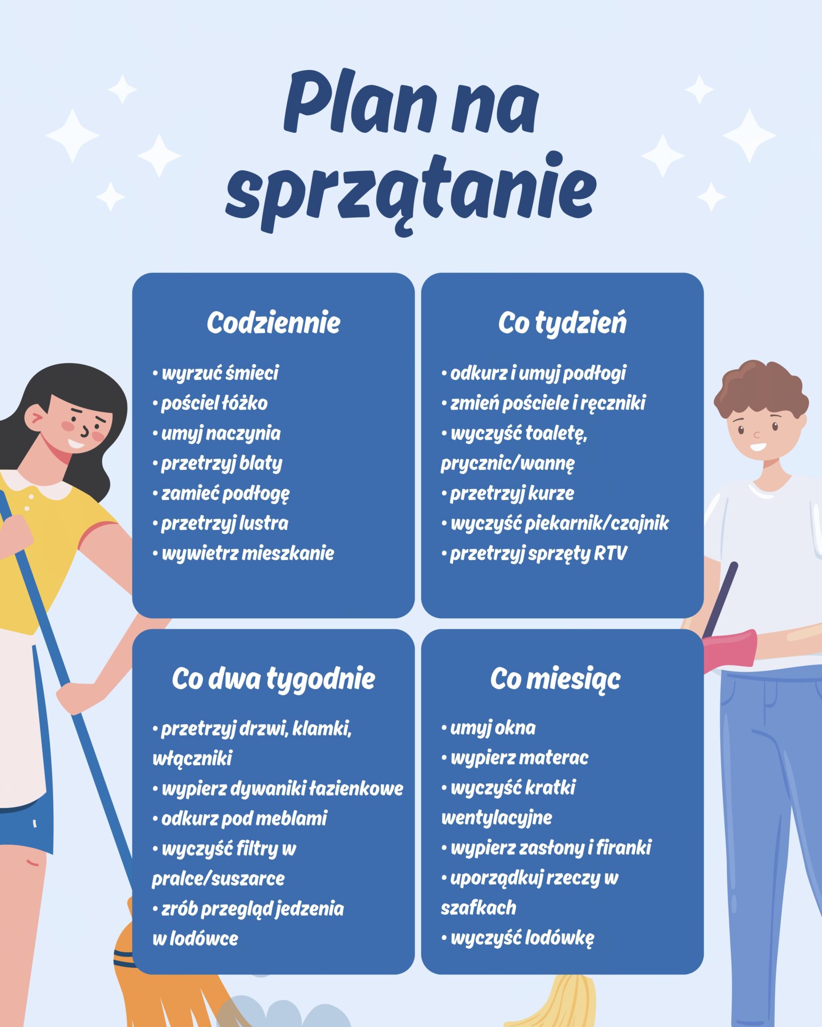 Read more about the article Plan na sprzątanie